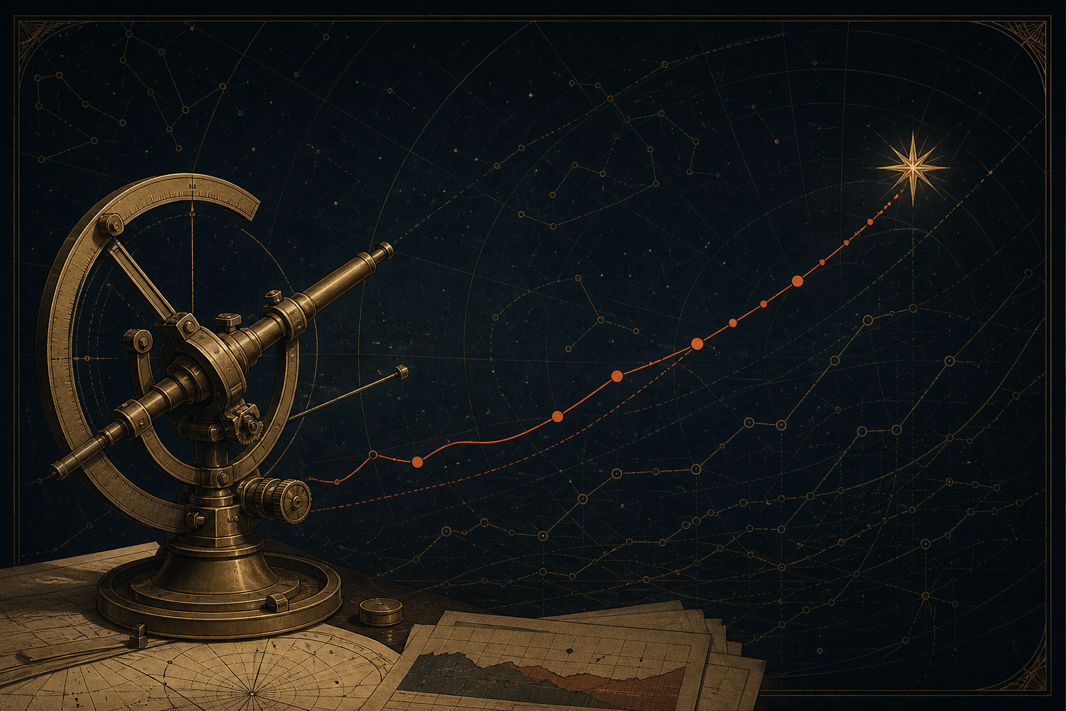 An observation instrument tracing the route to Northstar